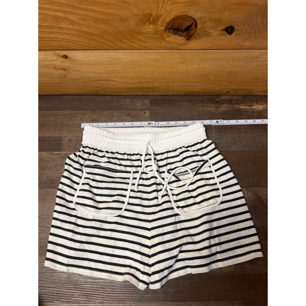 Free-est Striped Shorts Womens Drawstring Pockets Casual Cute Comfy Summer Chic‎